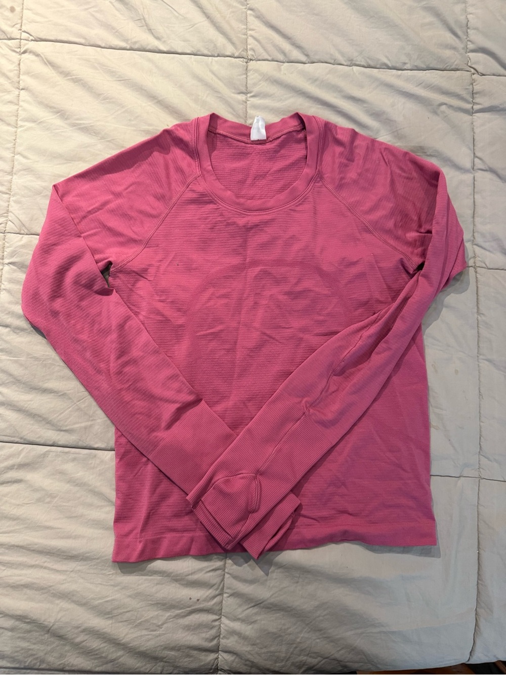 lululemon athletica Pink Performance Crew Neck Top